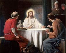 Image result for Jesus Breaking Bread at Emmaus