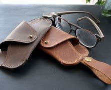 Image result for Genuine Leather Eyeglass Case