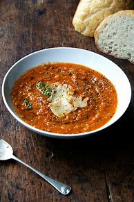 Image result for tomatoes soups with bread