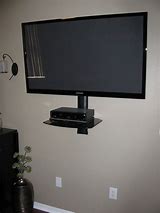 Image result for Wall Mounted TV and Adjustable Shelves