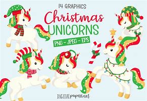 Image result for Unicorn Christmas Graphics