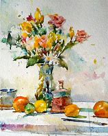 Image result for Watercolor Still Life Paintings
