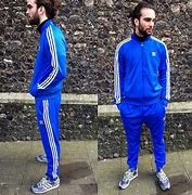Image result for Red Adidas Tracksuit Men