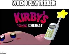 Image result for Kirby Roblox Meme