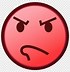 Image result for Red Mad Face Emoji