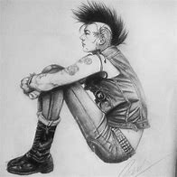 Image result for 80s Punk Draweng