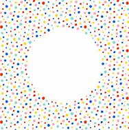 Image result for Rainbow Polka Dot Border