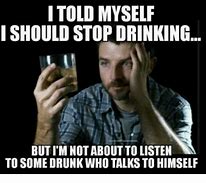 Image result for Drinking Alone Meme