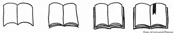 Image result for How to Draw a Simple Book Standing