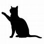 Image result for Cat Peeking Silhouette Clip Art