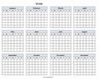 Image result for Yearly Calendar at a Glance Printable