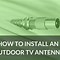 Image result for How to Connect Coaxial Cable to TV Antenna