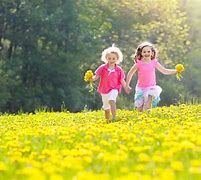 Image result for kids play with flower