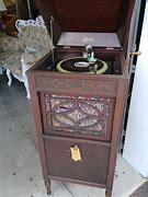 Image result for Antique Edison Bell Wind Up Record Player