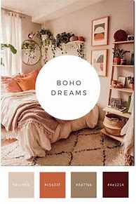 Image result for Boho Bedroom Color Schemes
