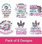 Image result for Unicorn Embroidery Designs Pack