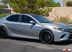 Image result for 2011 Toyota Camry Le Silver Woth Black Rims