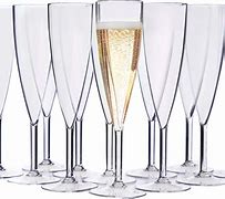 Image result for Burgundy Plastic Champagne Flutes