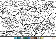 Image result for Color by Number Adult Winter