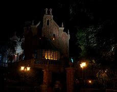 Image result for Haunted Mansion at Night