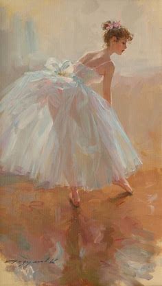 1083: RAZUMOV Konstantin, born 1974 - Jun 23, 2005 | John Nicholson Auctioneers in United Kingdom | Ballet painting, Ballet art, Ballerina art