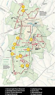 Image result for Gettysburg PA Map