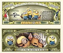 Image result for Minion Dollar Bills