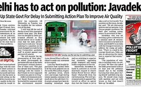 Image result for Newspaper Article About Pollution