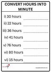 Image result for How Long Is a Minute Worksheet