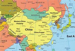 Image result for North Korea and China Border Map