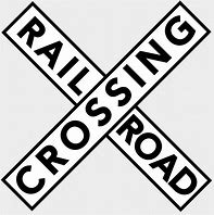 Image result for Free Printable Railroad Crossing Sign