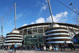 Image result for Man City Fans with Inflatable Pep