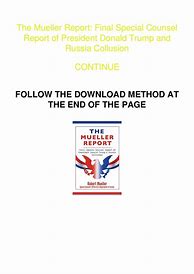 Image result for Mueller Report Download PDF