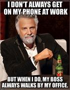 Image result for Left My Phone at Work Meme