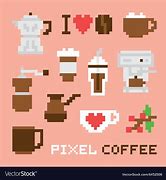 Image result for Coffee Pixel Art