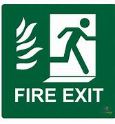Image result for Fire Exit Only Sign