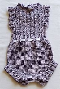 Image result for Knitted Romper Pattern
