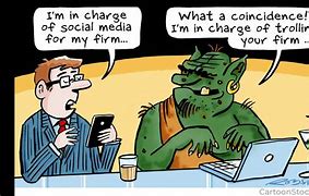 Image result for Internet Troll Cartoon