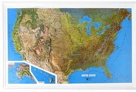 Image result for United States Relief Map