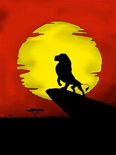 Eine Zeichnung zum Film König der Löwen em 2020 | Desenho rei leão, Aniversário de rei leão e Disney rei leão