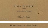 Image result for Gary Farrell Pinot Noir Dijon Clones Hallberg