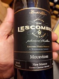 Image result for D H Lescombes Mourvedre Limited Release