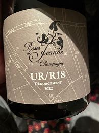Image result for Roses Jeanne Cedric Bouchard Champagne Blanc Noirs Ursules