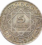 Image result for 5 Francs Morroco