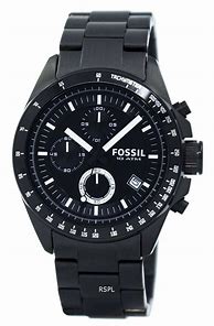 Image result for Fossil Black Watch Bd