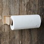 Image result for Rustic Oak Paper Towel Holder