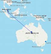 Image result for Singapore to Australia Map