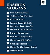 Image result for Slogans for Clothing Line