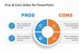 Image result for Pros and Cons Visual