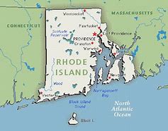 Image result for Map of CT and Rhode Island